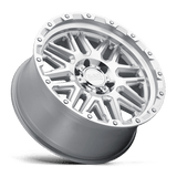Black Rhino ALAMO 17x9 +12 Silver with Mirror Face & Stainless Bolts   truck wheel