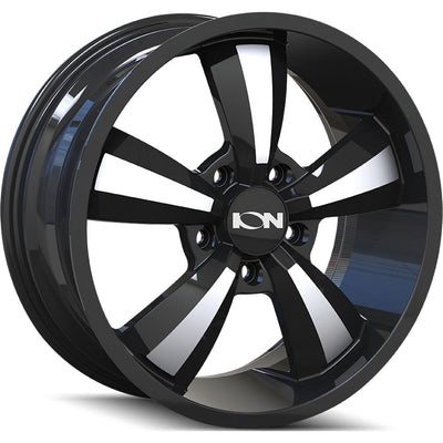 Alloy Ion Style 102 Black Machined Wheel