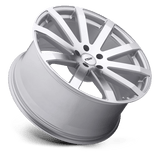 TSW Brooklands 20x10 +54 Silver Mirror-Cut Face premium Euro wheel