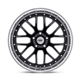 TSW Valencia 18x9.5 +20 Gloss Black Mirror Cut Lip premium Euro wheel