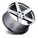 TSW Ascent 18x9.5 +40 Matte Titanium Silver premium multi-spoke wheel
