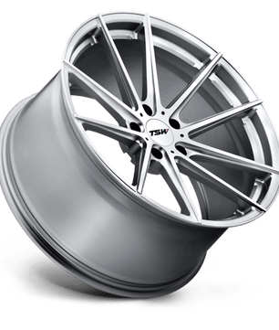 TSW Bathurst 19x9 +15 Silver with Machined Spoke Faces