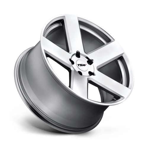 TSW BRISTOL 19x8.5 +40 Silver with Mirror-Cut Face