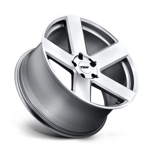 TSW BRISTOL 19x8.5 +40 Silver with Mirror-Cut Face