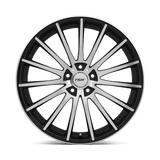 TSW Chicane 19x8.5 +15 Gloss Black with Mirror Face premium Euro wheel