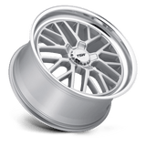 TSW Hockenheim S 20x8.5 Silver Mirror Cut Lip premium Euro wheel