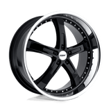 TSW Jarama 17x8 +32 Gloss Black Mirror Cut Lip premium Euro wheel