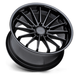 TSW Marina 18x8.5 +20 Matte Black with Gloss Black Lip premium Euro wheel