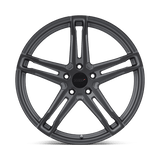 TSW Mechanica 17x8 +32 Matte Gunmetal Matte Black Face premium Euro wheel