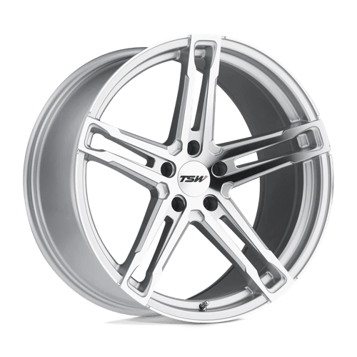 Tsw Mechanica 18x8.5 32mm Silver With Mirror Cut Face – TFS Wheels