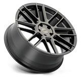 TSW Mosport 22x10.5 +35 Matte Black with Machine Face and Dark Tint premium Euro wheel