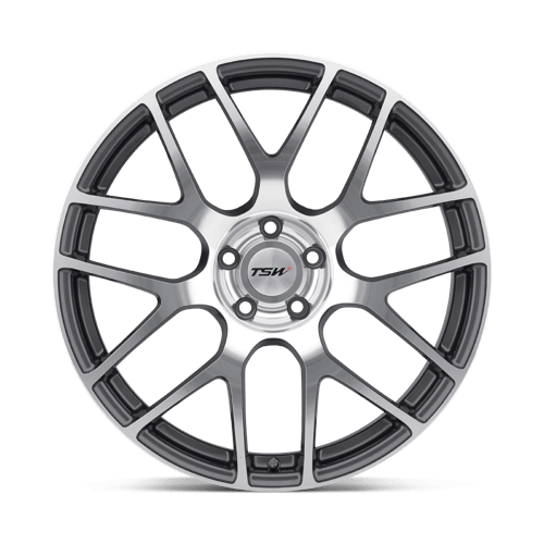 TSW NURBURGRING 22x10.5 +32 Gunmetal with Mirror Cut Face