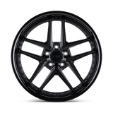 TSW Premio 20x8.5 +20 Matte Black Gloss Black Lip premium Euro wheel
