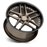 TSW Premio 19x8.5 +42 Matte Bronze Gloss Black Lip premium Euro wheel
