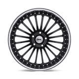TSW Silverstone 17x8 +40 Gloss Black Mirror Cut Lip premium Euro wheel