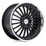 TSW Silverstone 18x8 +40 Gloss Black Mirror Cut Lip premium Euro wheel