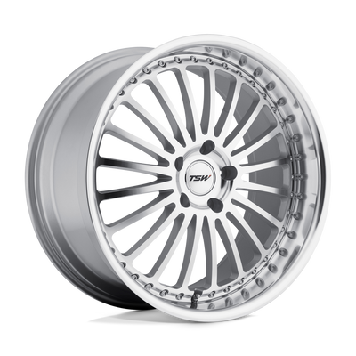 TSW SILVERSTONE Silver wheel
