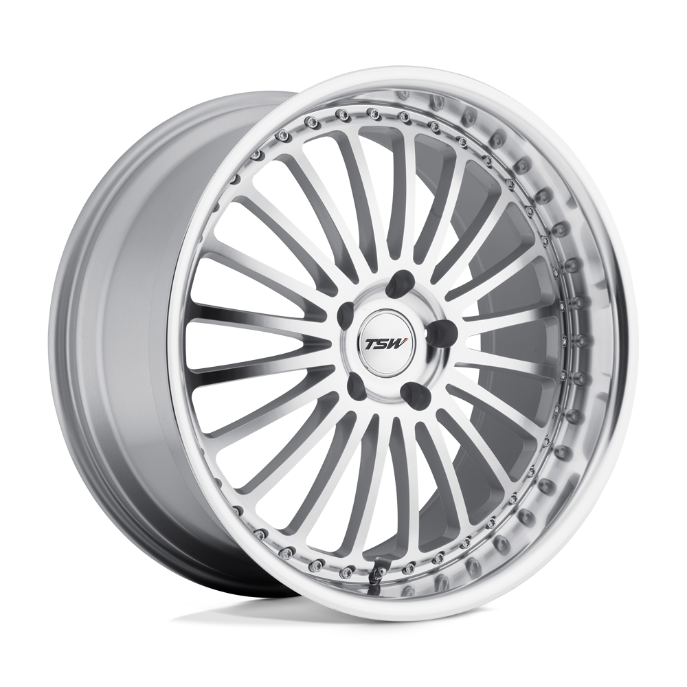 TSW SILVERSTONE Silver wheel
