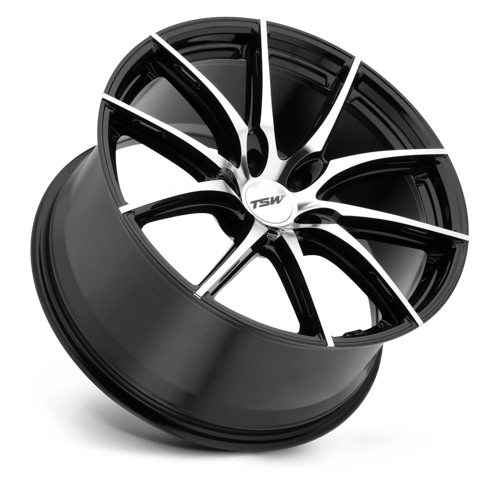 Tsw Sprint 19x8.5 32mm Gloss Black With Mirror Cut Face – TFS Wheels