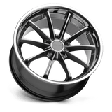 TSW Sweep 20x8.5 Gloss Gunmetal Stainless Lip premium Euro wheel
