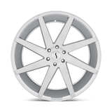 Status BRUTE 22x9.5 +35mm Silver with Brushed Machined Face (5x127)