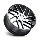 Status JUGGERNAUT 20x9 Gloss Black Machined Face truck wheel