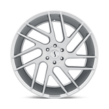 Status JUGGERNAUT 24x9.5 +15mm Silver with Brushed Machined Face