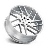 Status JUGGERNAUT 24x9.5 +15mm Silver with Brushed Machined Face