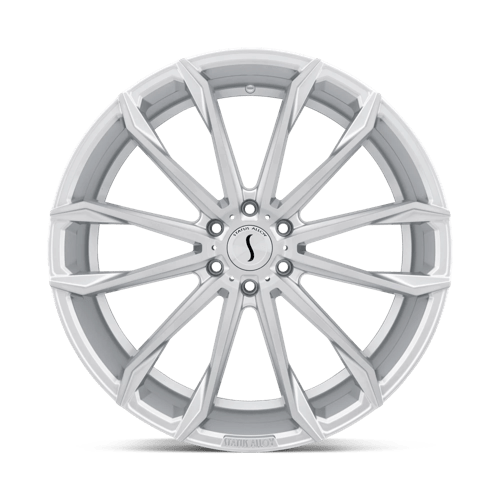 Status Mastadon 24x9.5 15mm Silver With Brushed Machined Face – TFS Wheels