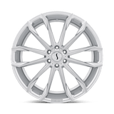 Status MASTADON 22x9.5 +15mm Silver with Brushed Machined Face