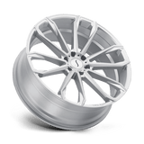 Status MASTADON 22x9.5 +35mm Silver with Brushed Machined Face (5x127)