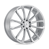 Status MASTADON 22x9.5 +15mm Silver with Brushed Machined Face