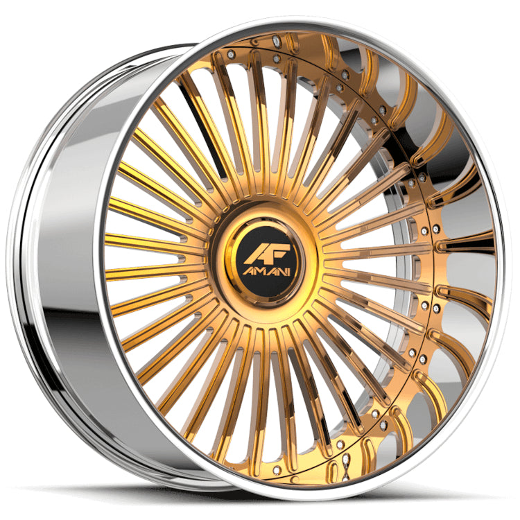 Amani Forged Off-Road REAL Gold Wheel