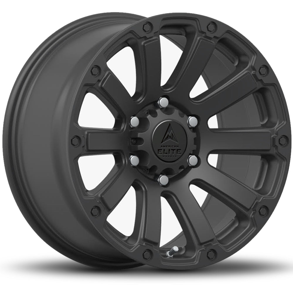 American Elite Defender Matte Black Wheel