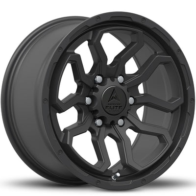 American Elite Spartan Matte Black wheel