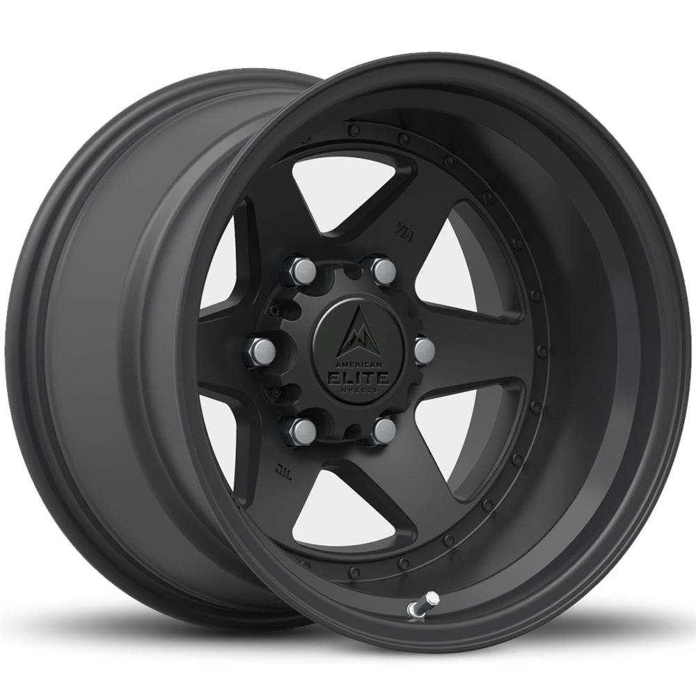 American Elite Victory Matte Black Wheel