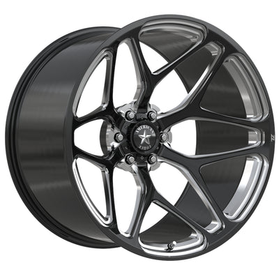 American Force Chase ZL 6 Black Milled Wheel