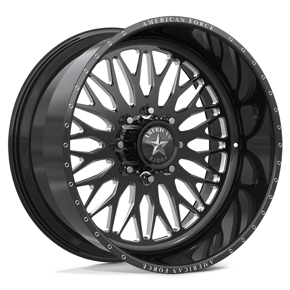 American Force Extort SS Black Milled Wheel