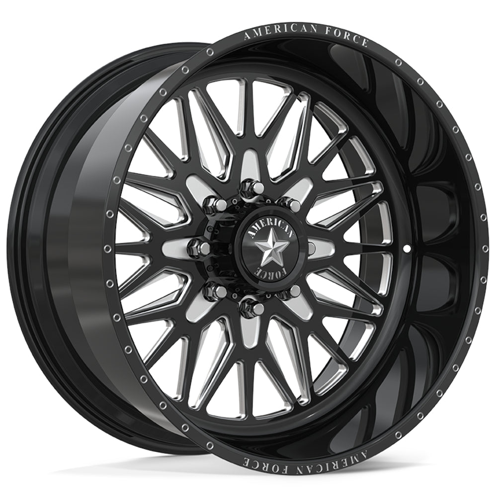 American Force Iceberg SS Black Milled Wheel