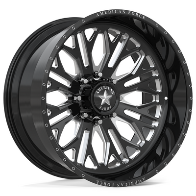 American Force Intrepid CC Black Milled Wheel