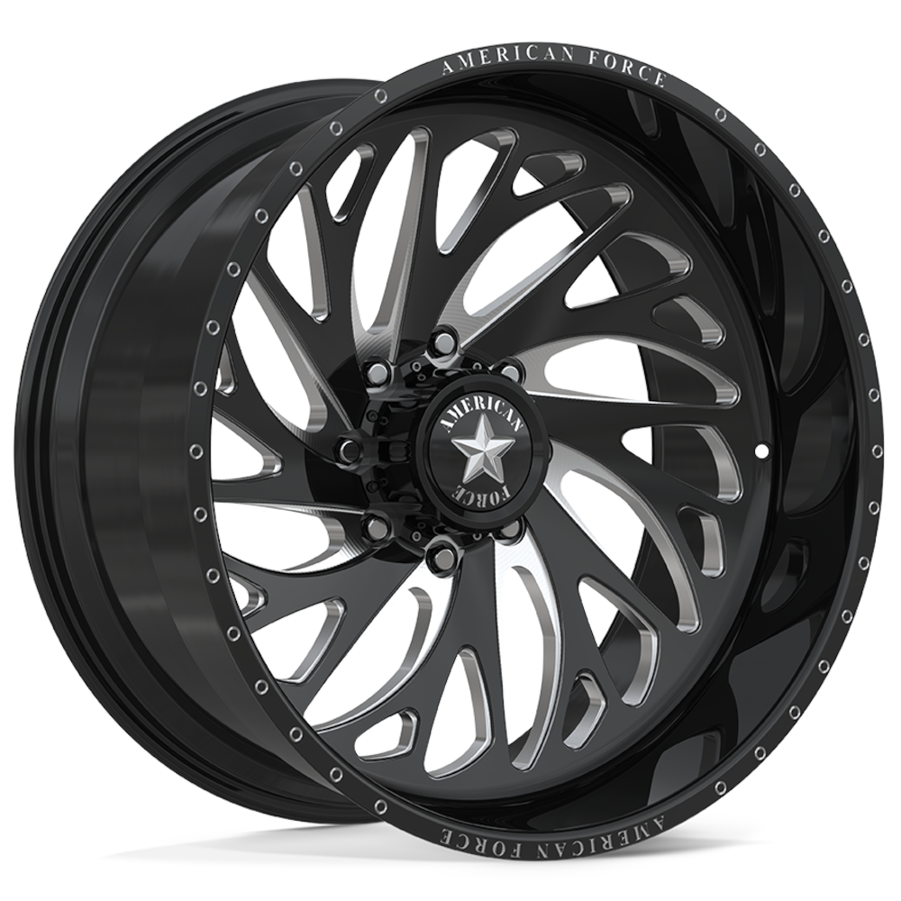 American Force Jolt CC Black Milled Wheel