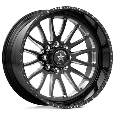 American Force Nemesis CC Black Milled Wheel