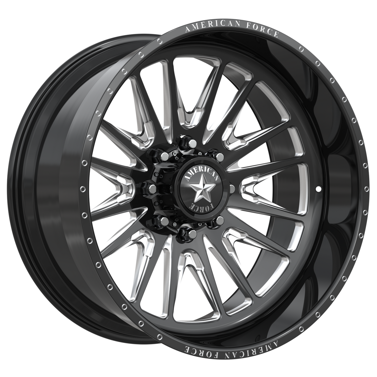 American Force Notch CC Black Milled Wheel