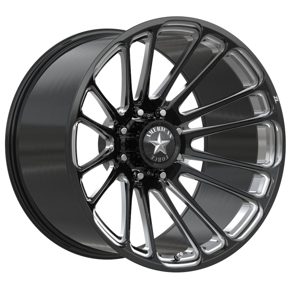 American Force Oxide ZL 8 Black Milled Wheel