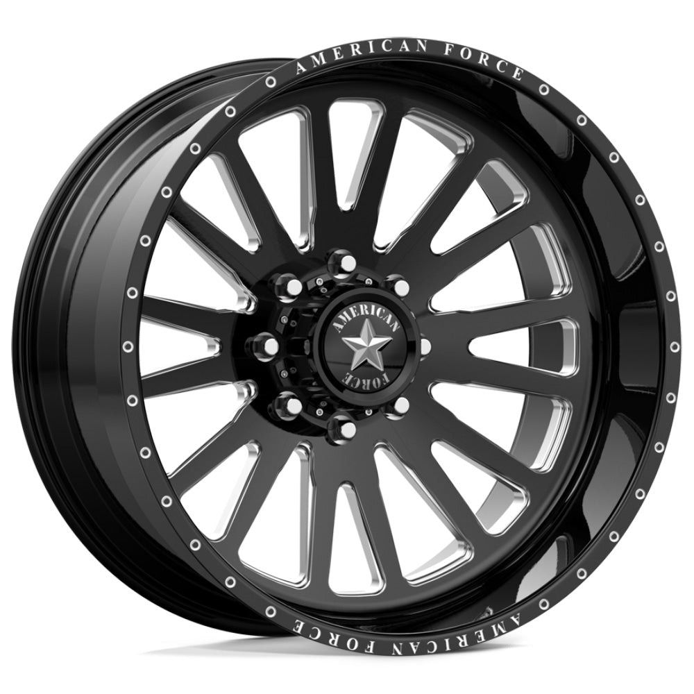 American Force Quantum CC Black Milled Wheel