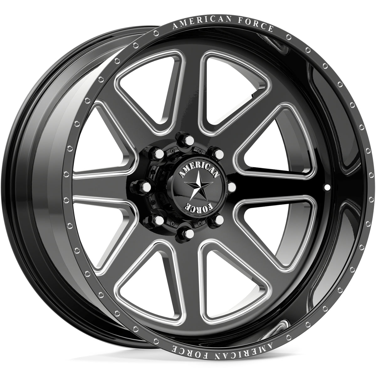 American Force Ridge CC Black Milled Wheel