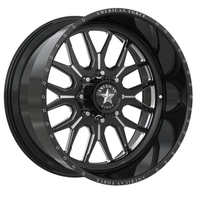 American Force Talon SS Black Milled Wheel