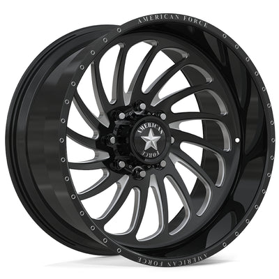 American Force Torrent CC Black Milled Wheel