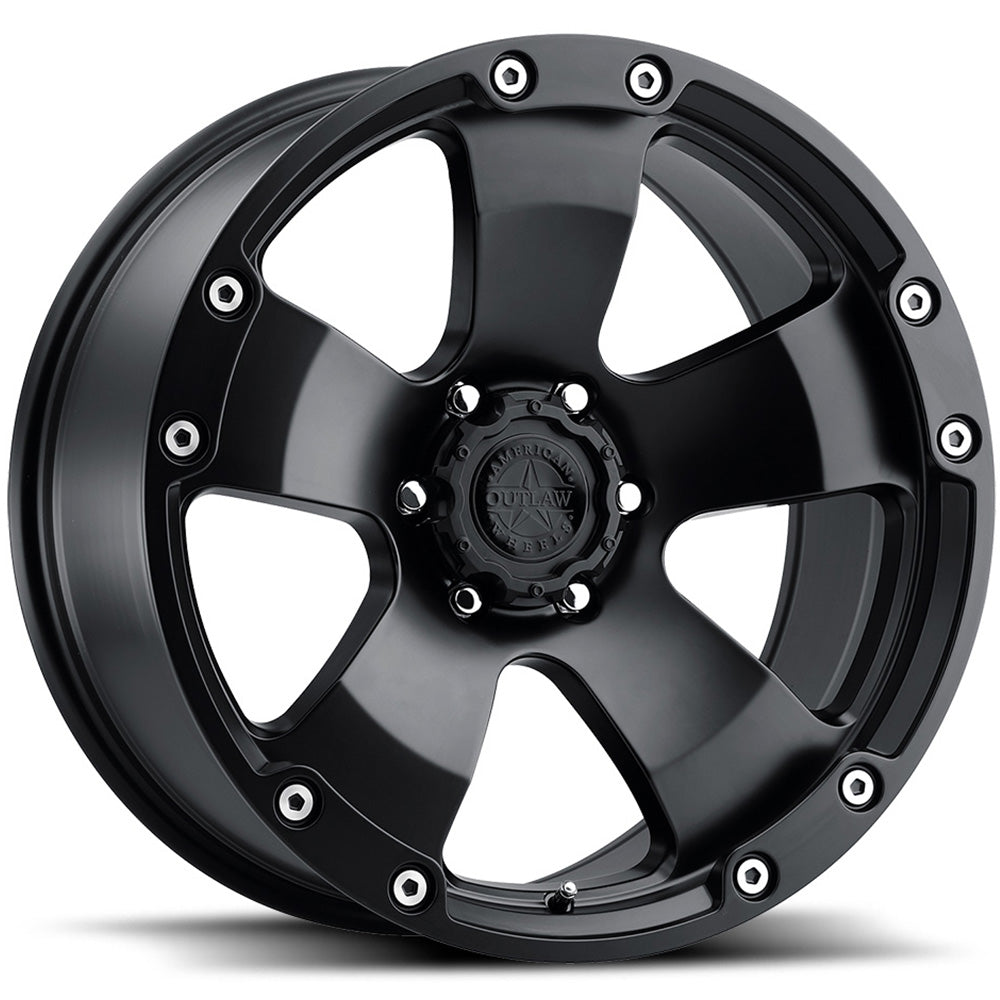 American Outlaw Bootlegger Satin Black Wheel