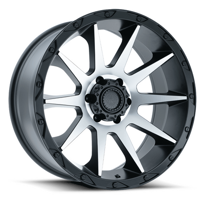 American Outlaw Cord Black Machined Wheel